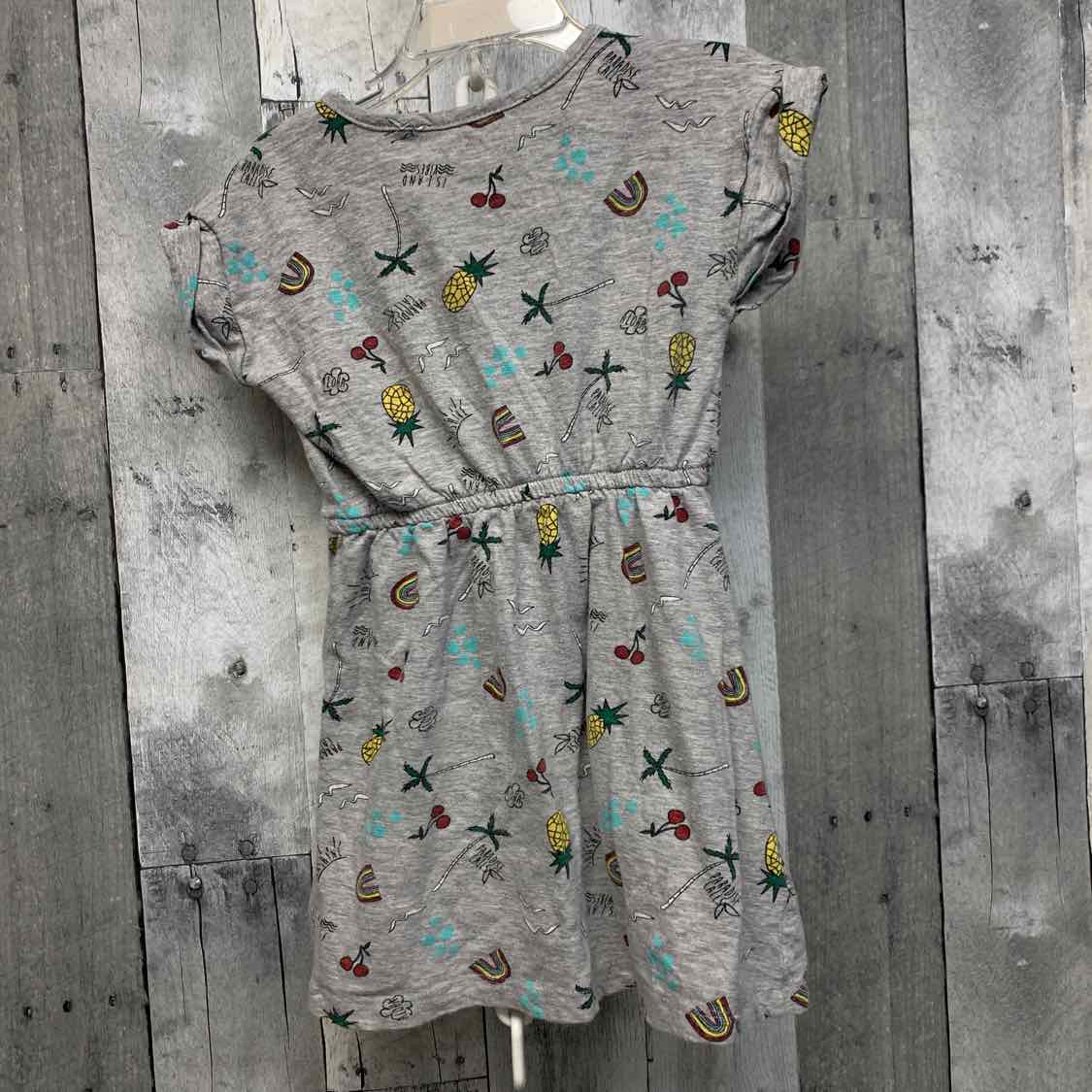 Size 4T Gray Print Jessica Simpson Dress - Knit