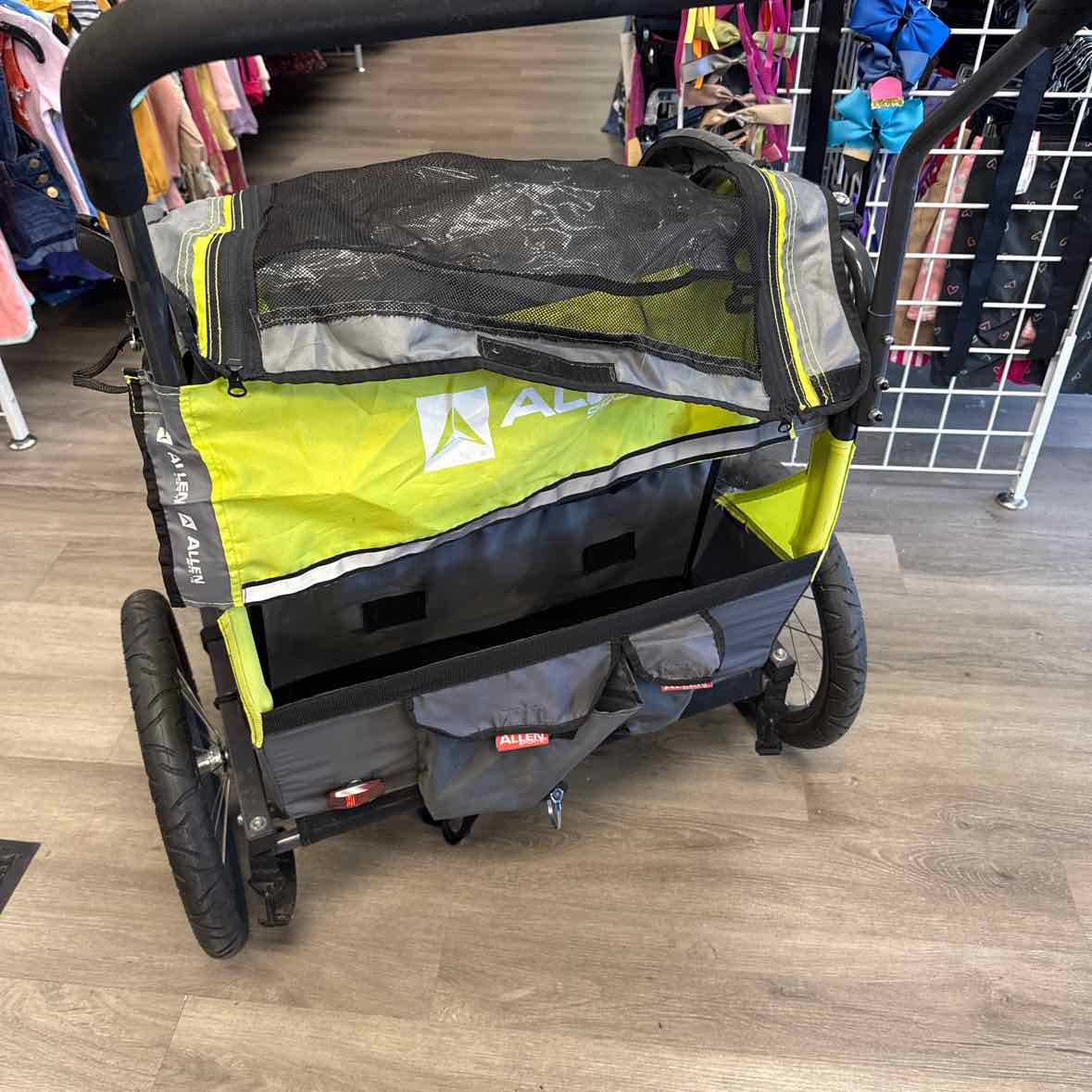 Generic Green/Black Bike Trailer