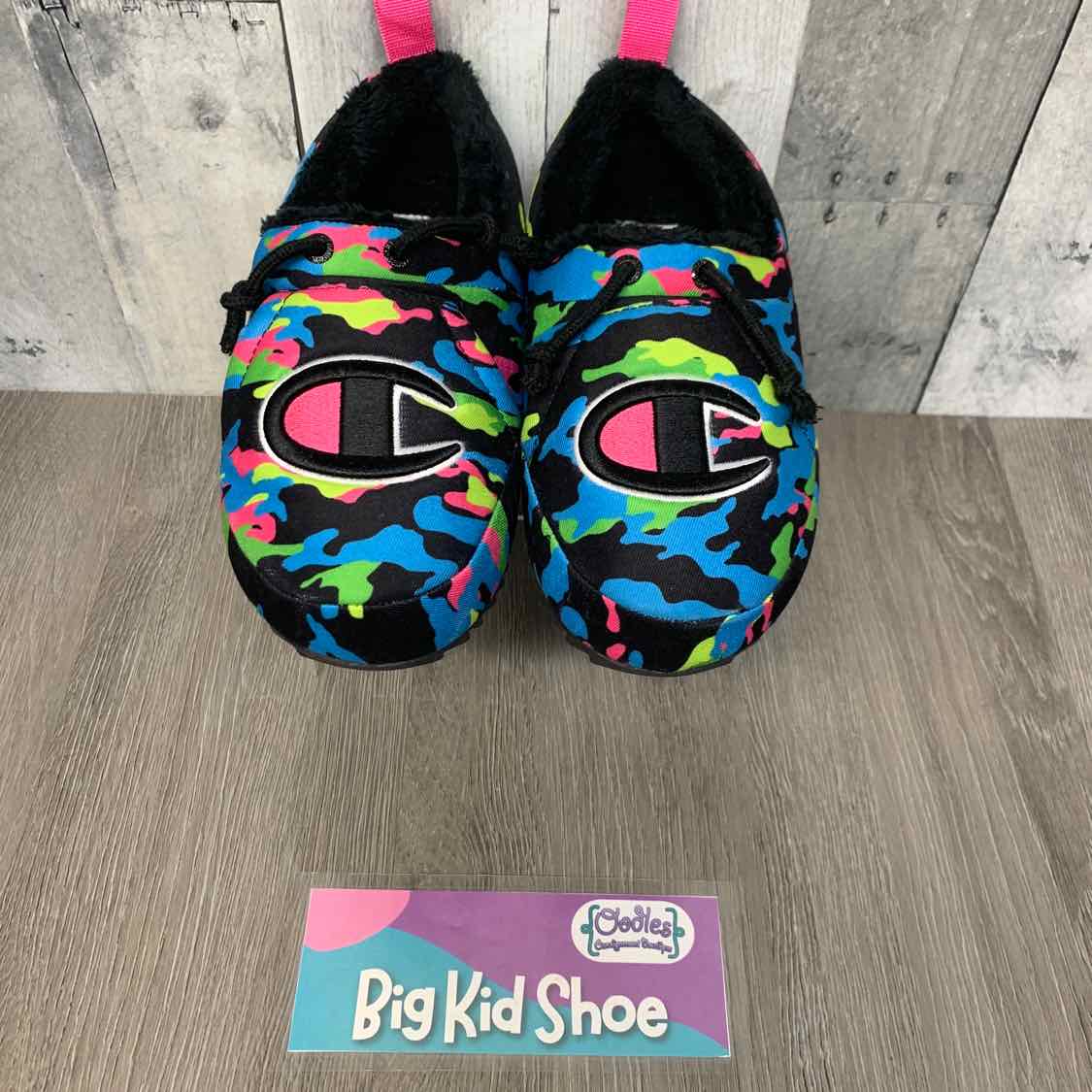 Size 4 Black/Blue Champion Sneakers