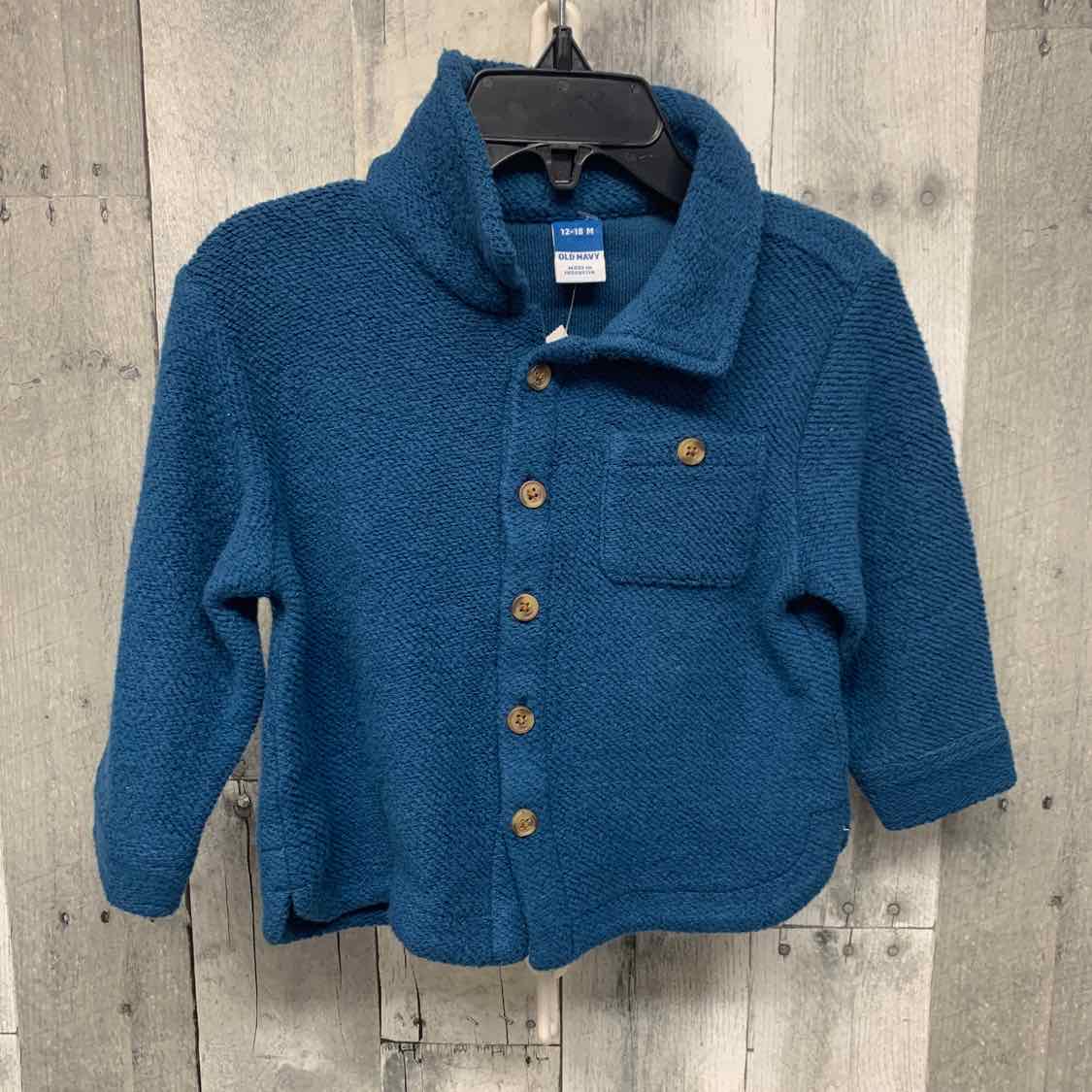 Size 12-18 Months Blue Old Navy LS Button Up