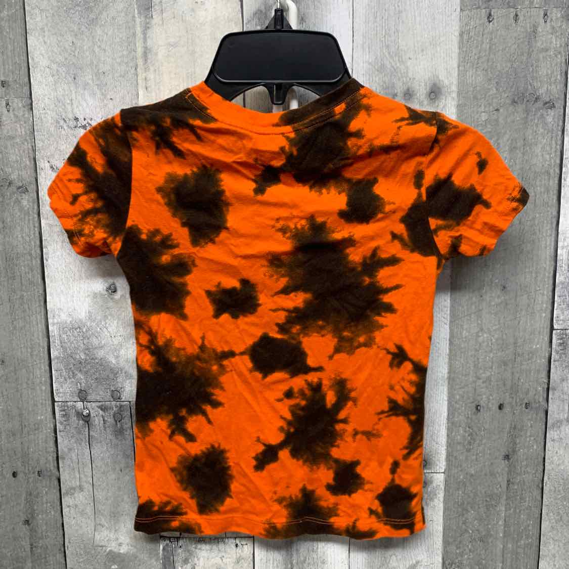 Size 6/6X Orange/Black Holiday Brands T Shirt