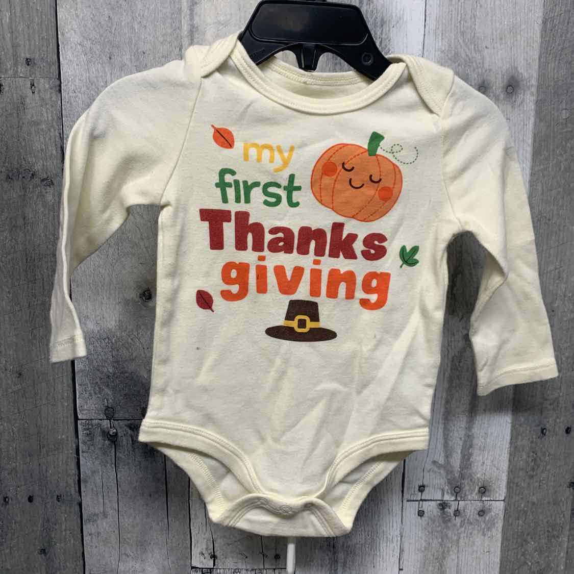 Size 12 Months Ivory Graphic Baby Starters Bodysuit
