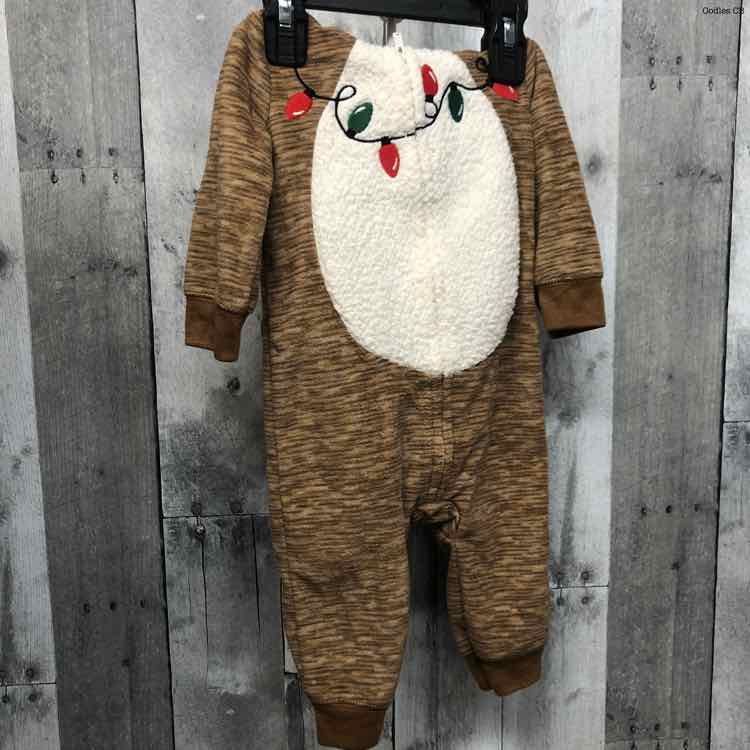 Size 6 Months Brown Just One You Romper