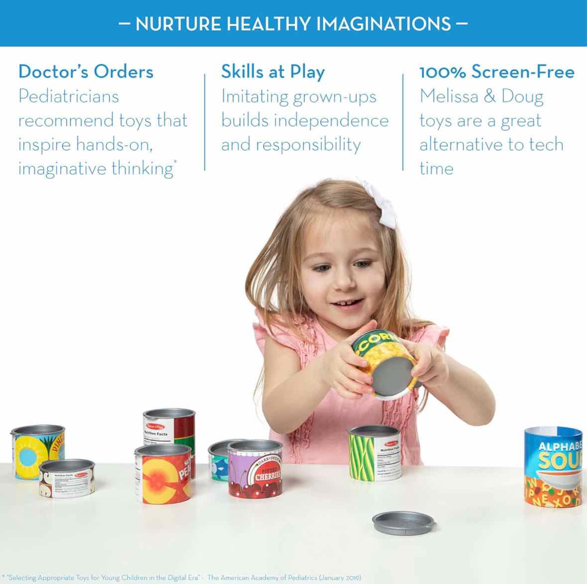 Melissa & Doug Grocery Cans