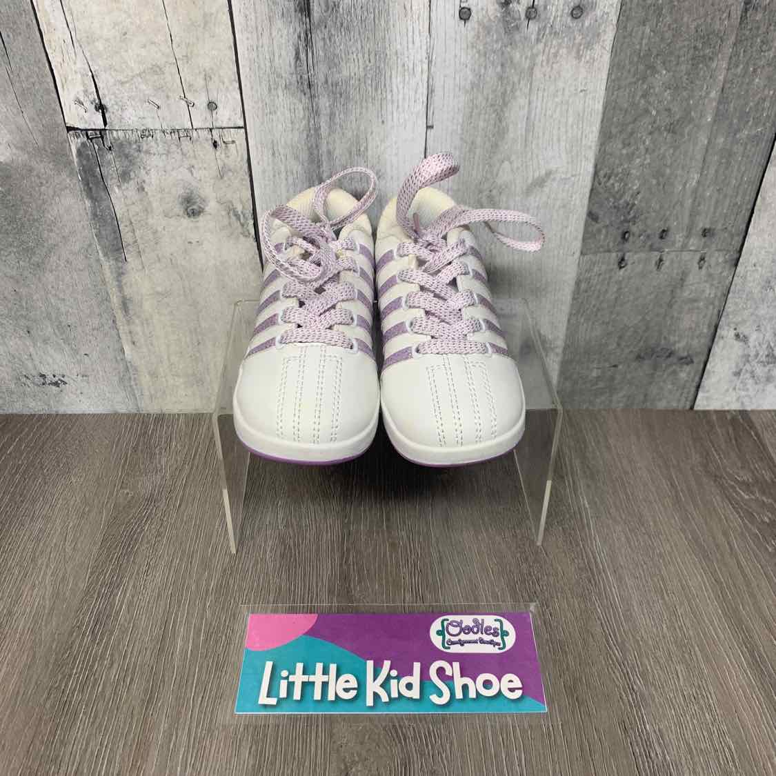 Size 9 White/Purple K swiss Sneakers