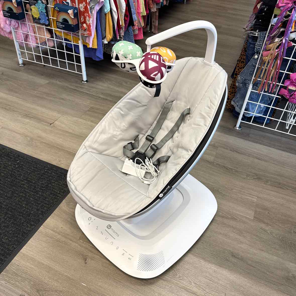 4Moms Gray Swing w/ Pwr Plug