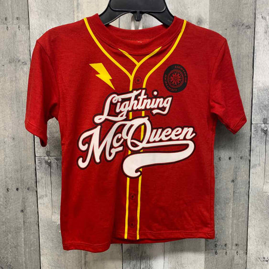 Size 5/6 Red Print Disney T Shirt