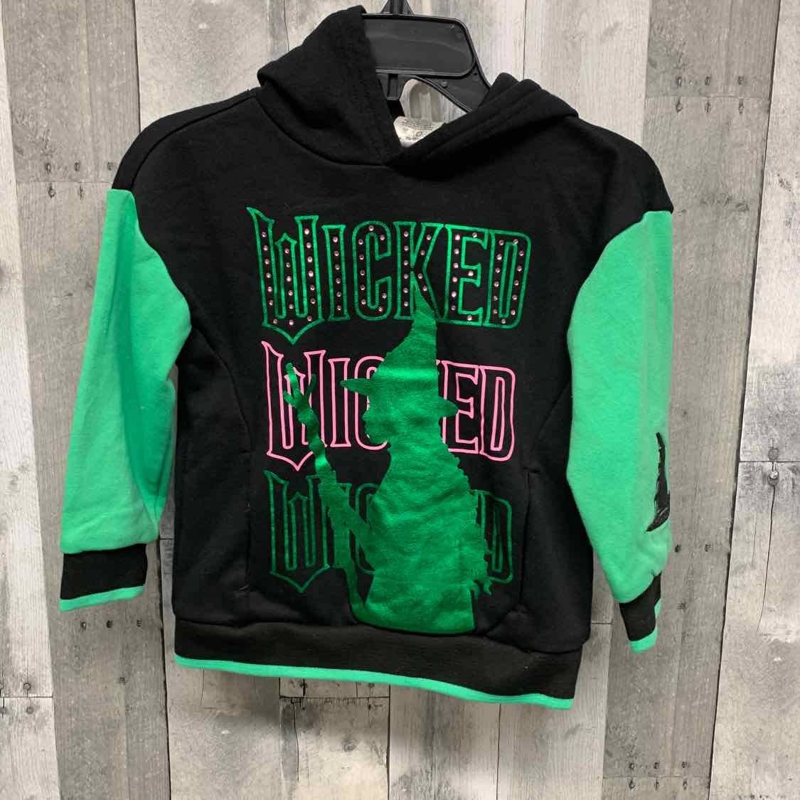 Size 4/5 Black/Green Universal Kids Pull Over