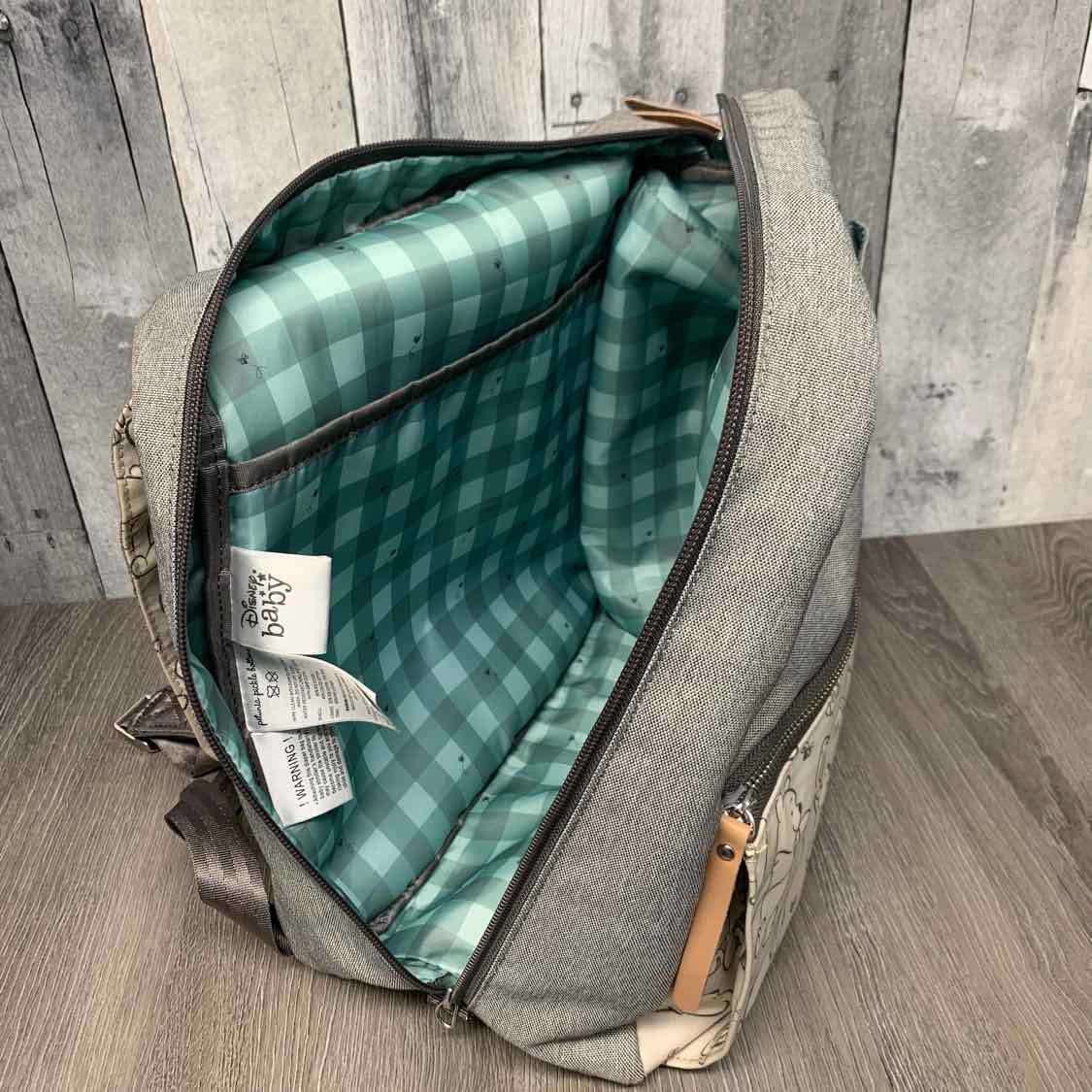 Petunia Pickle Gray Print Disney Diaper Bag