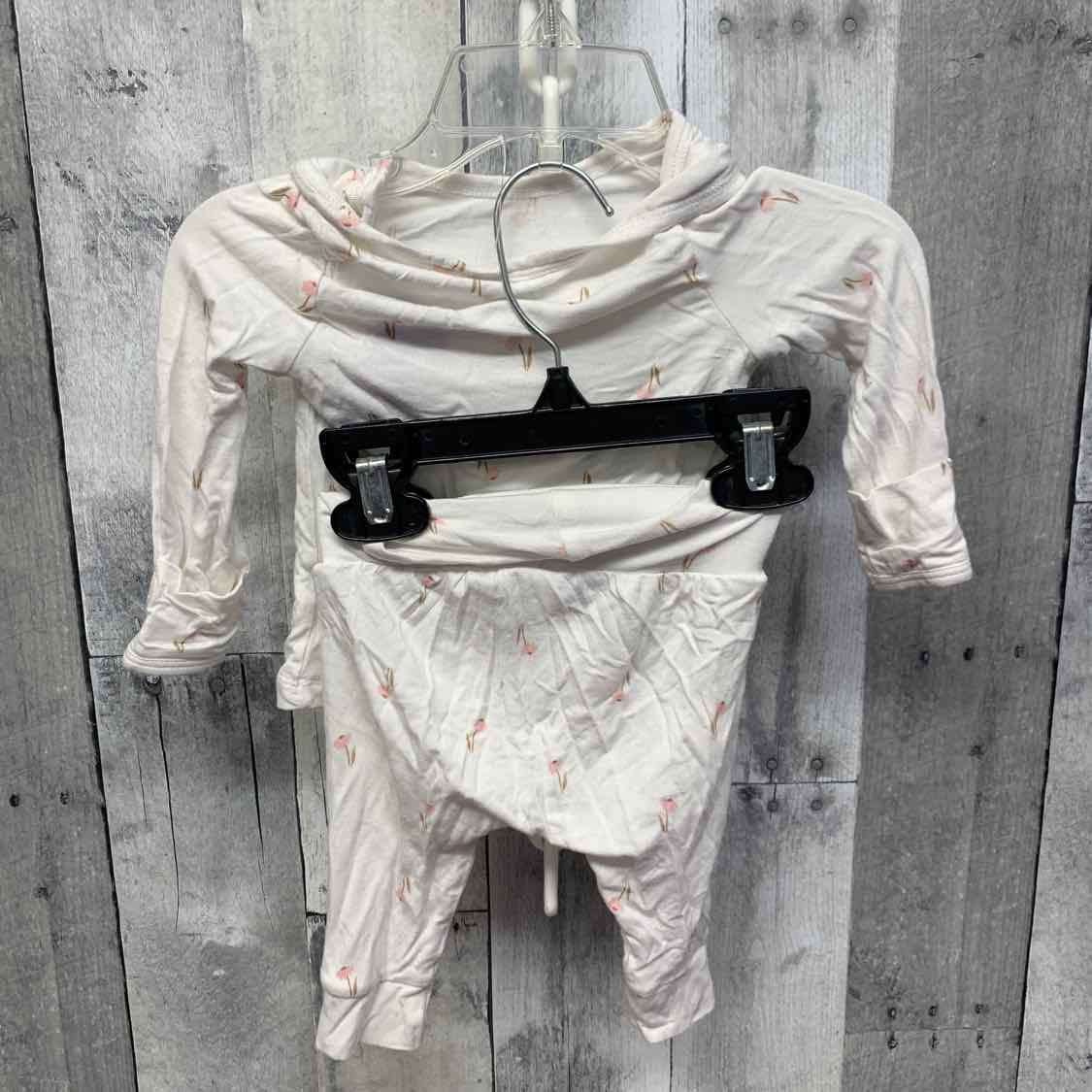 Size 3 Months White Print Just One You Shirt/Pants