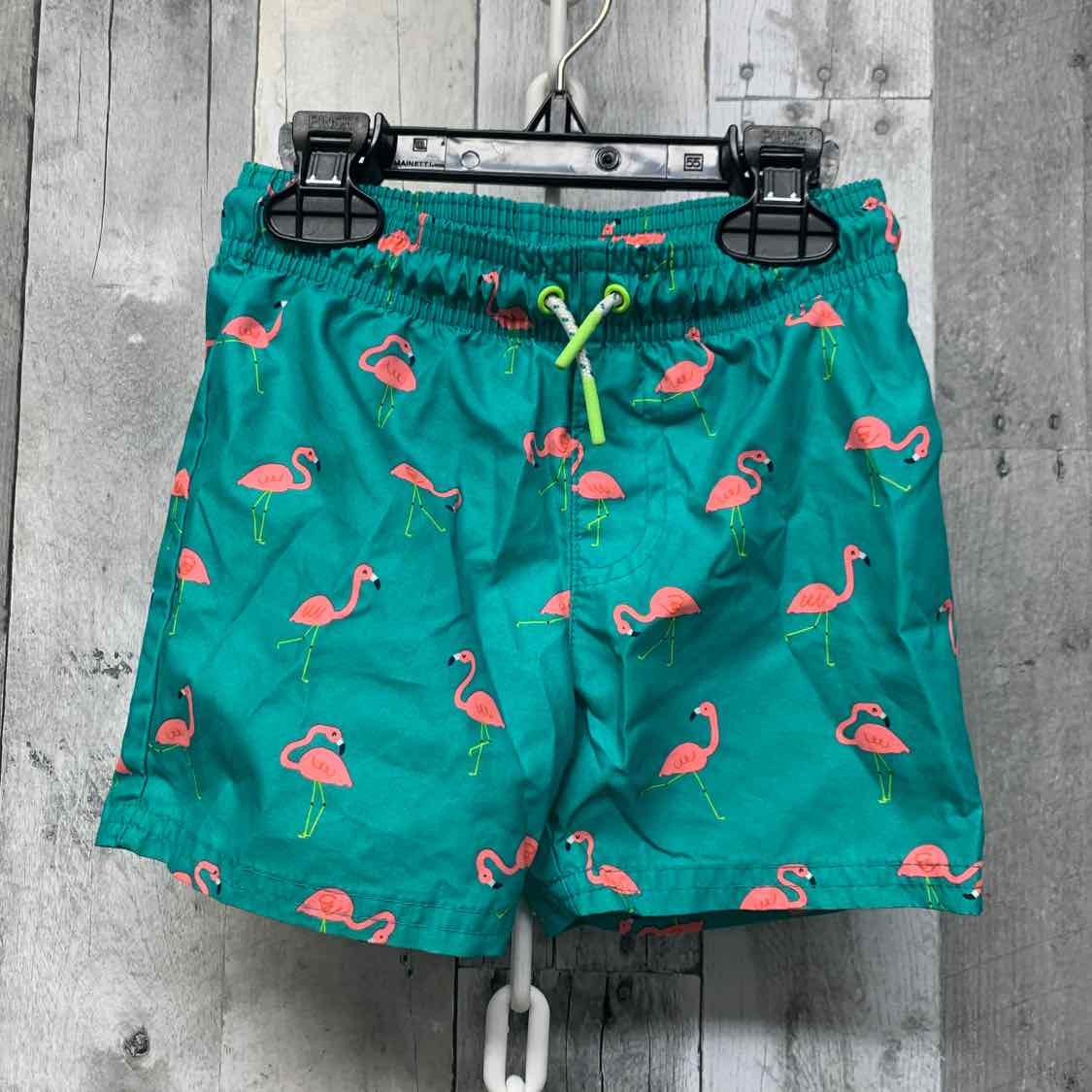 Size 2T Green Print Cat & Jack Swim Trunks