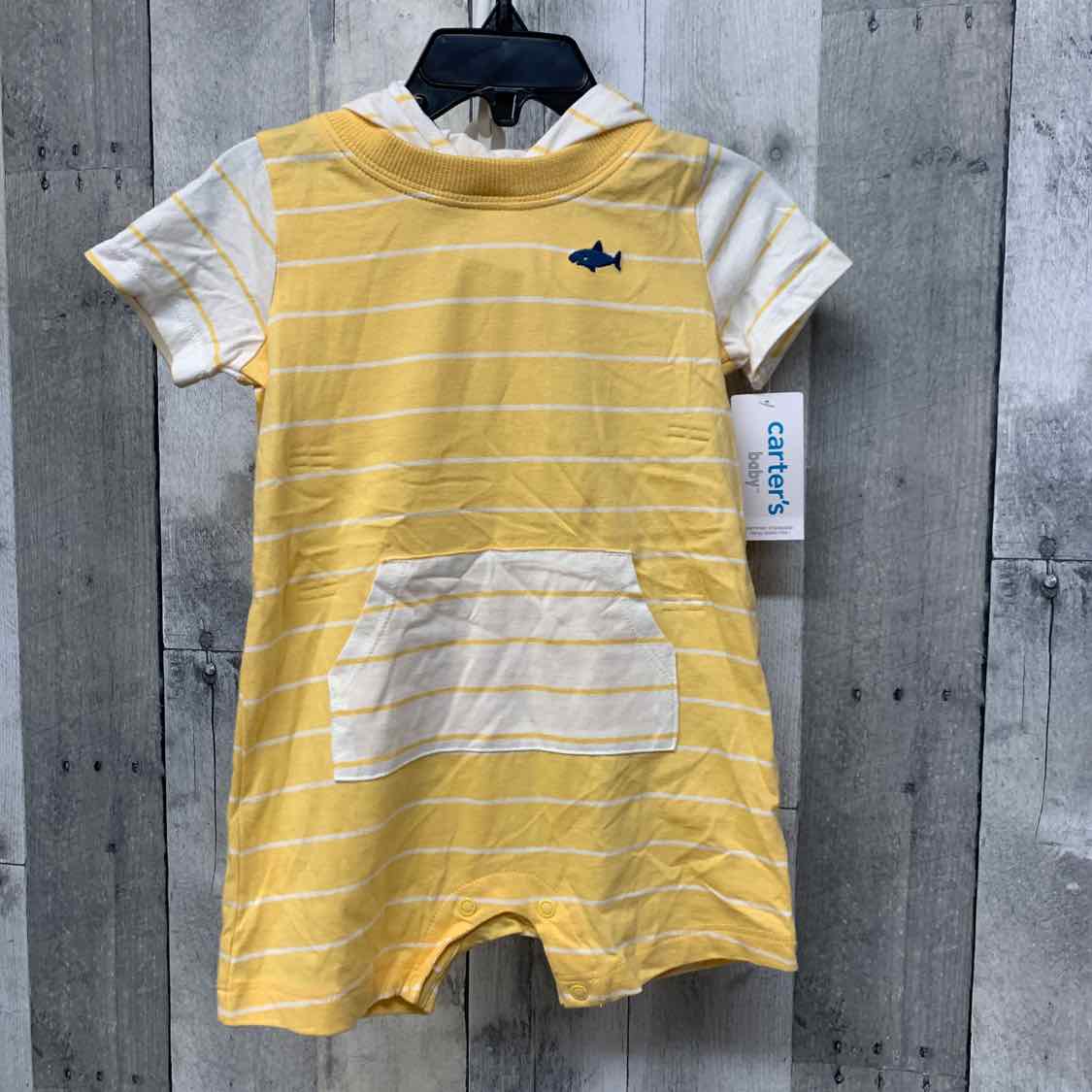 Size 18 Months Yellow Striped Carter's Romper