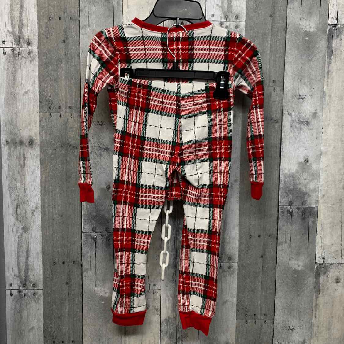 Size 6 White/Red Carter's 2pc PJs