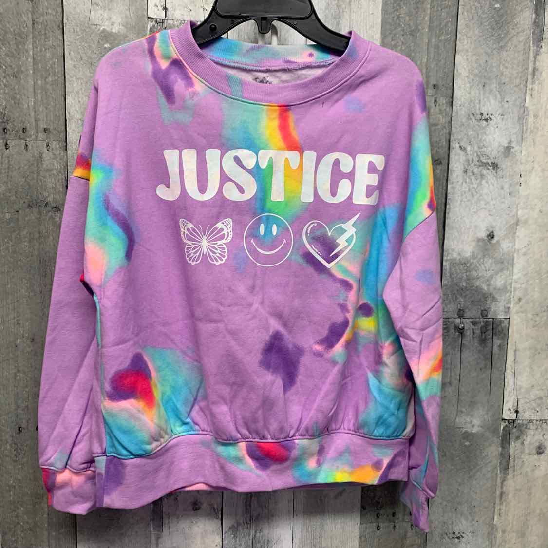 Size Medium Purple Justice Sweat Shirt