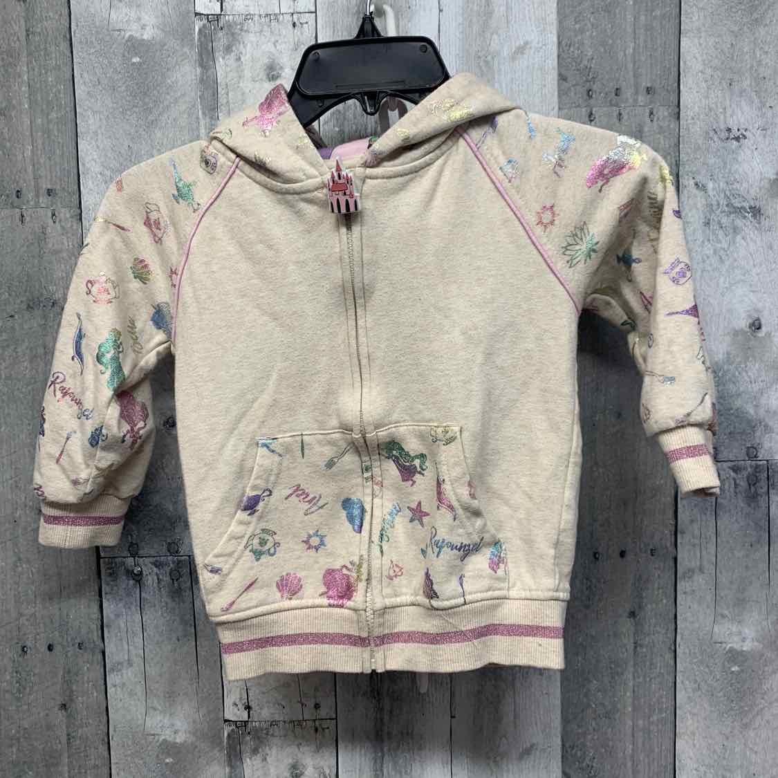 Size 4 Tan Graphic Disney Light Jacket