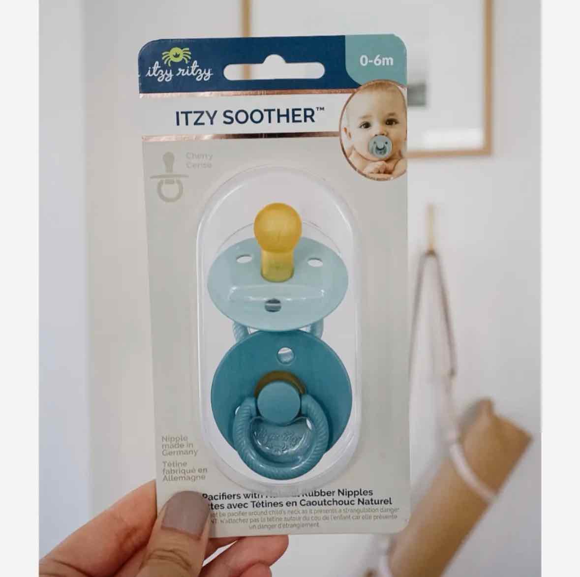 Itzy Ritzy Natural Rubber Pacifier 0-6m - More Options - OodlesCB