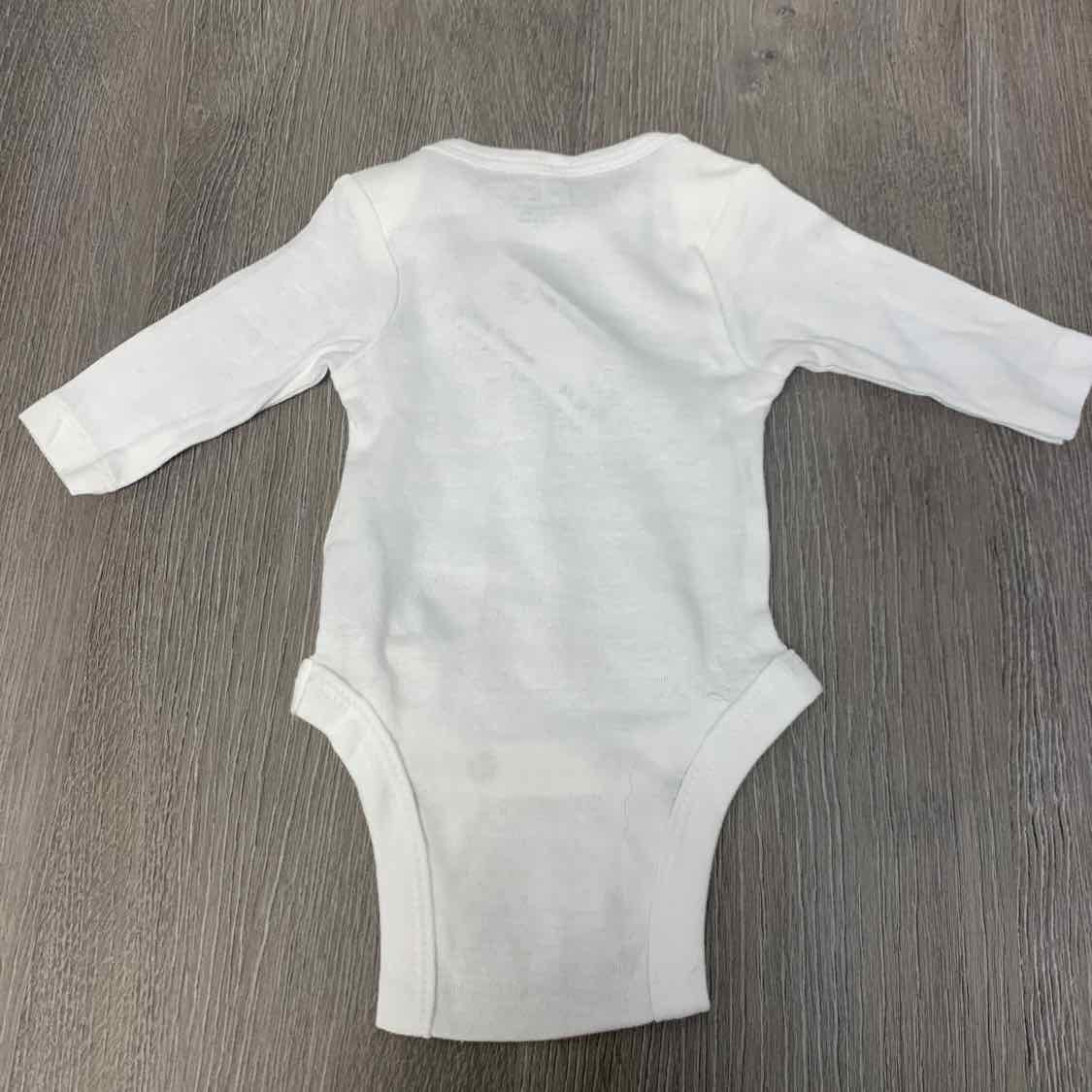 Size Preemie White Gerber Bodysuit