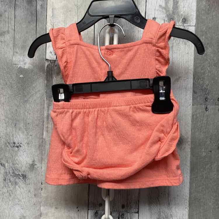Size 3 Months Coral Carter's Shirt/Shorts