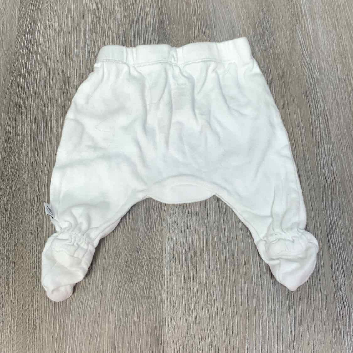 Size Preemie White B Brand Athletic Pants - OodlesCB