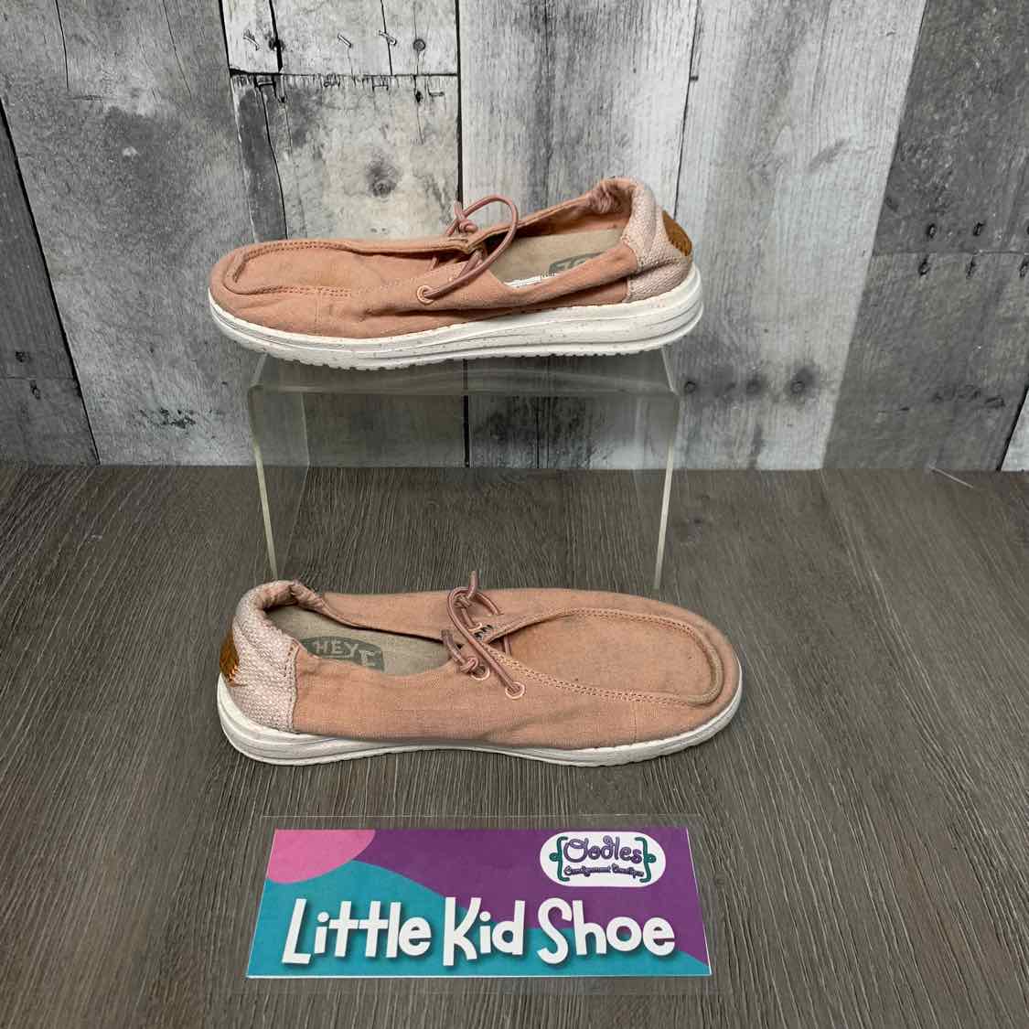 Size 13 Pink Hey Dude Loafers
