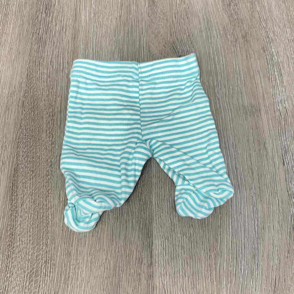 Size Preemie Blue Striped Gerber Athletic Pants - OodlesCB