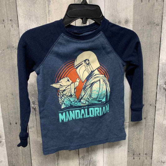 Size 5 Navy Graphic Jumping Beans Long Sleeve Shirt