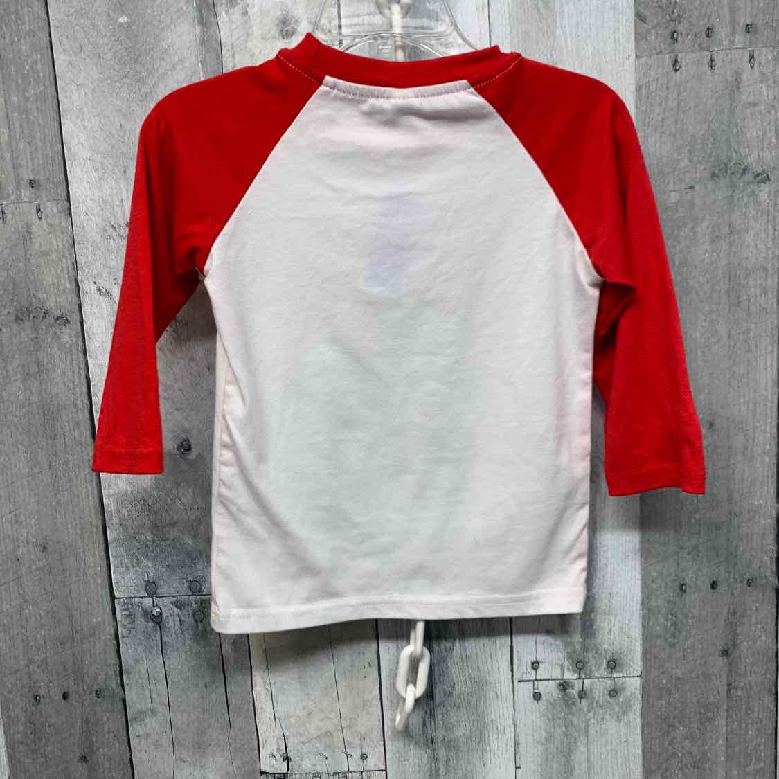 Size 2T Red/White B Brand Long Sleeve Shirt