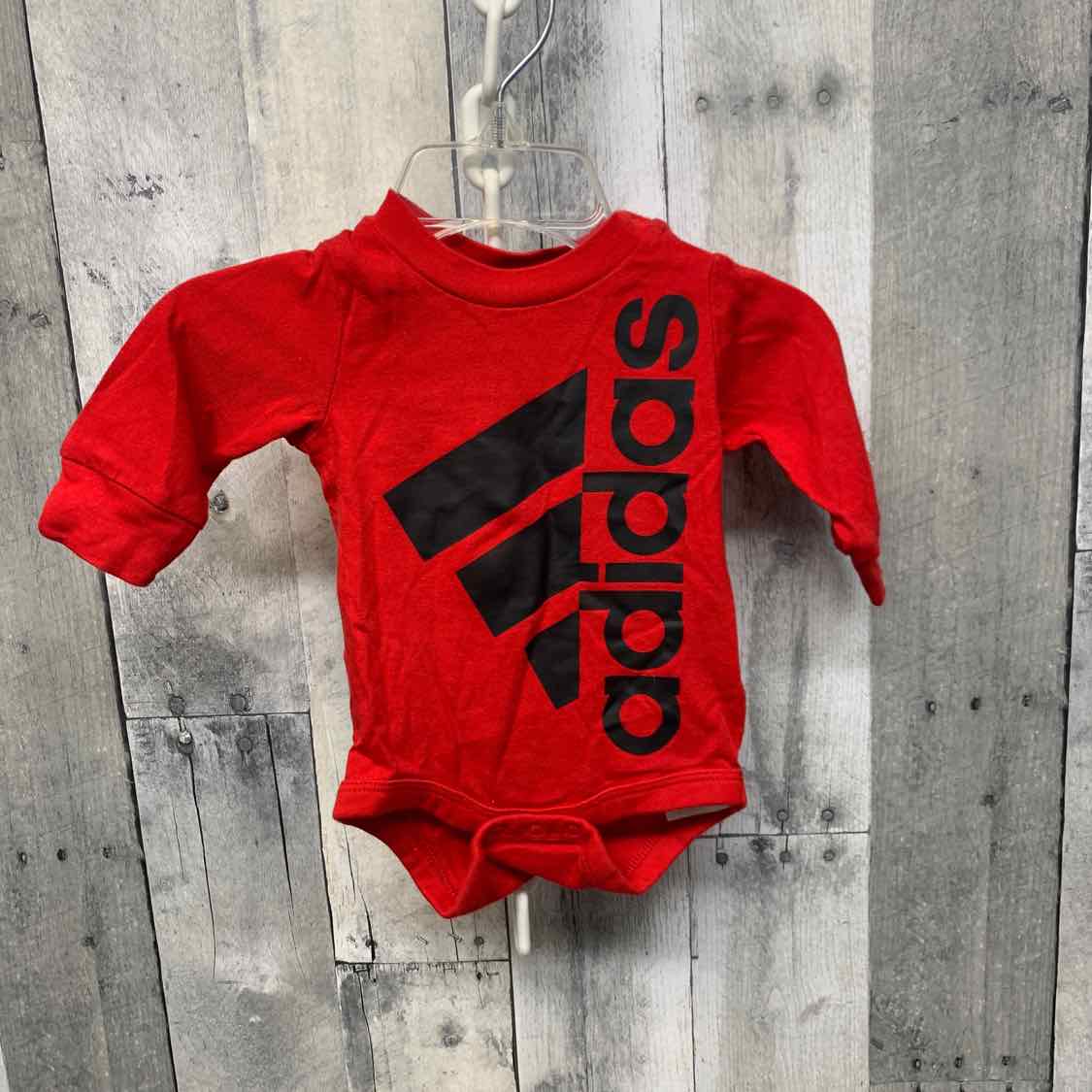 Size 3 Months Red/Black Sport Brand Bodysuit
