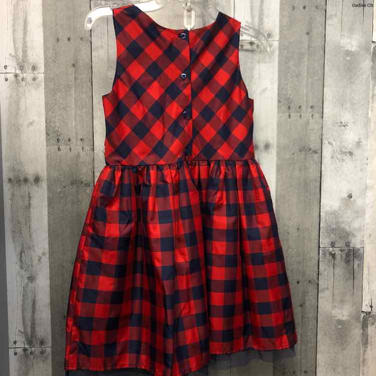 Size 7/8 Red/Navy Cat & Jack Dress - Party