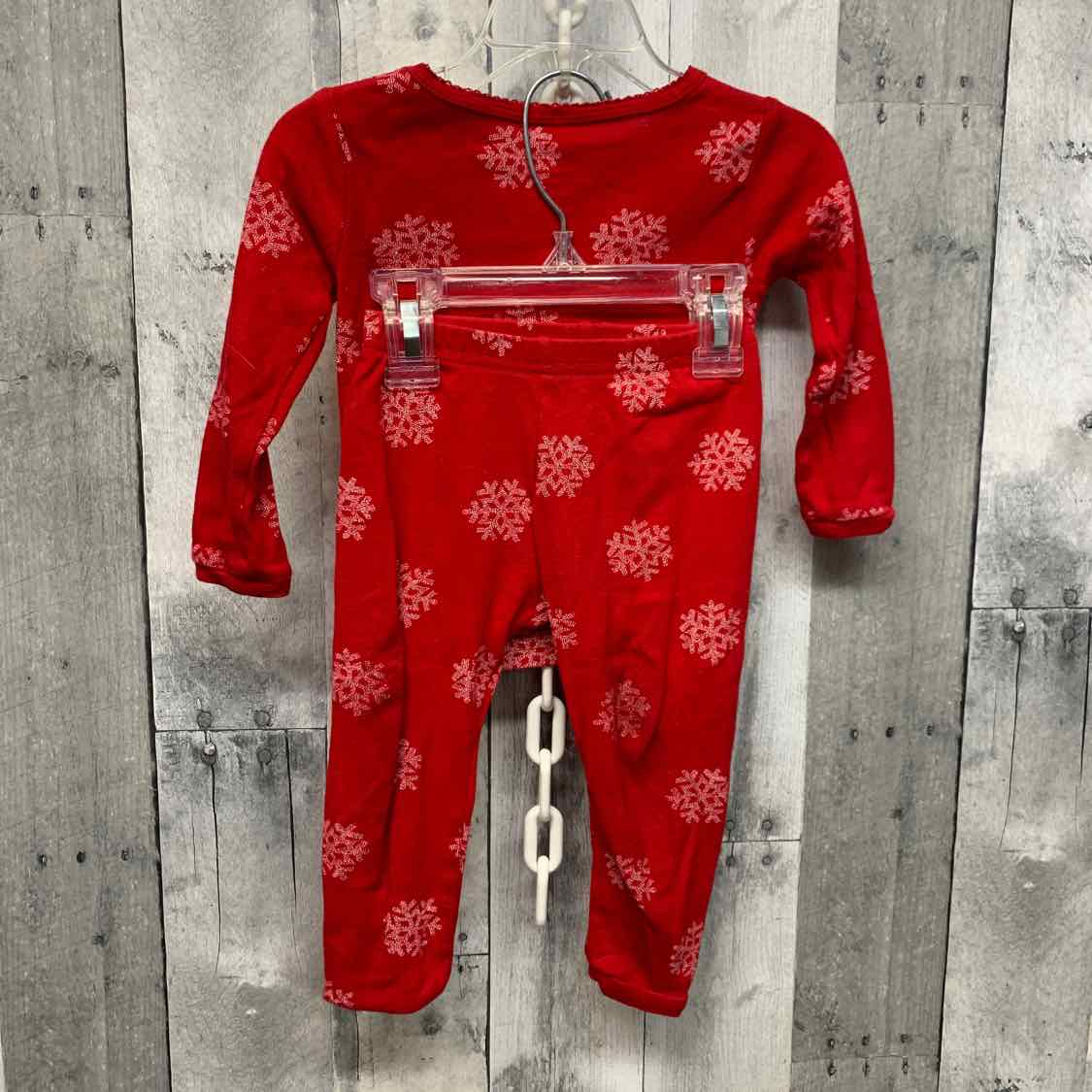 Size 18 Months Red Graphic Just One You 2pc PJs