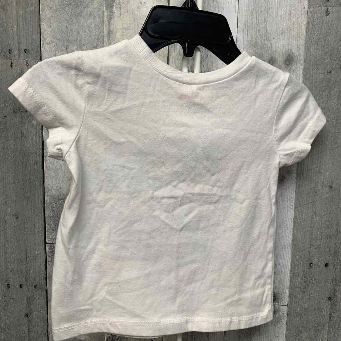 Size 4T White/Red Marvel T Shirt