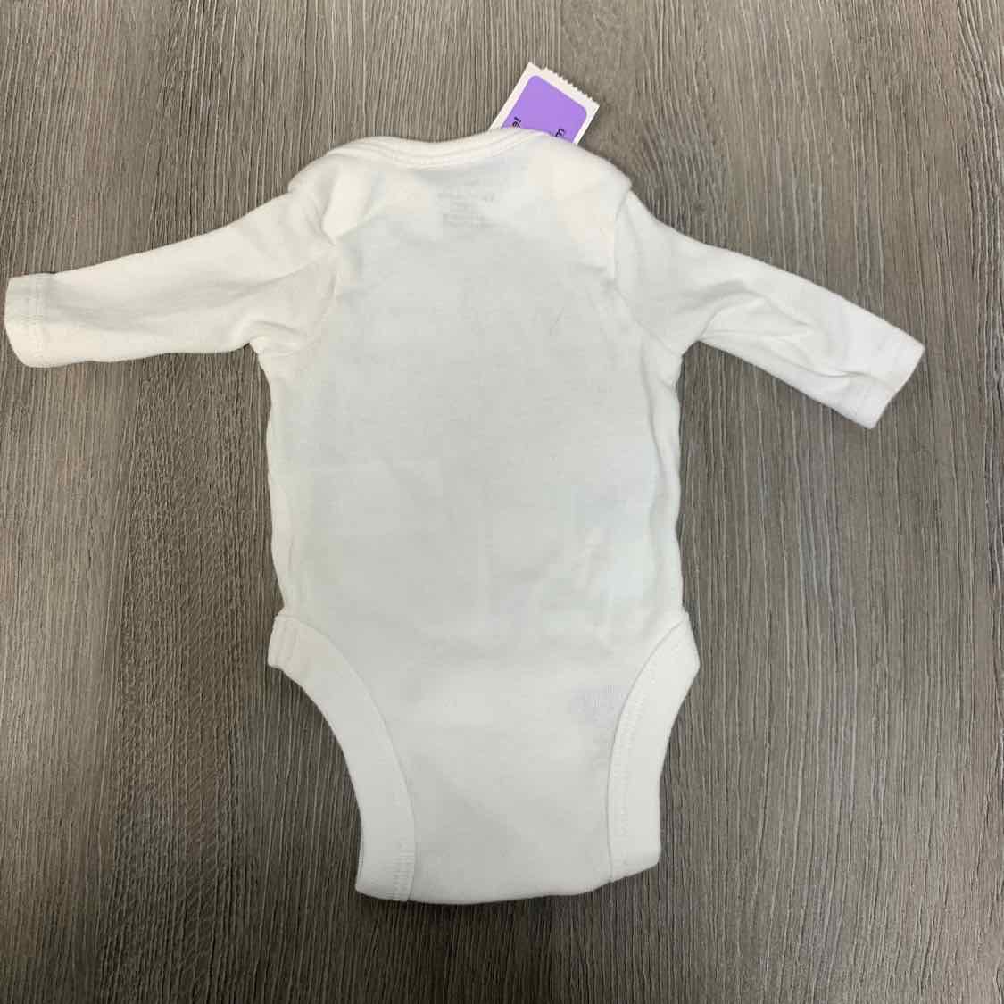 Size Preemie White Gerber Bodysuit