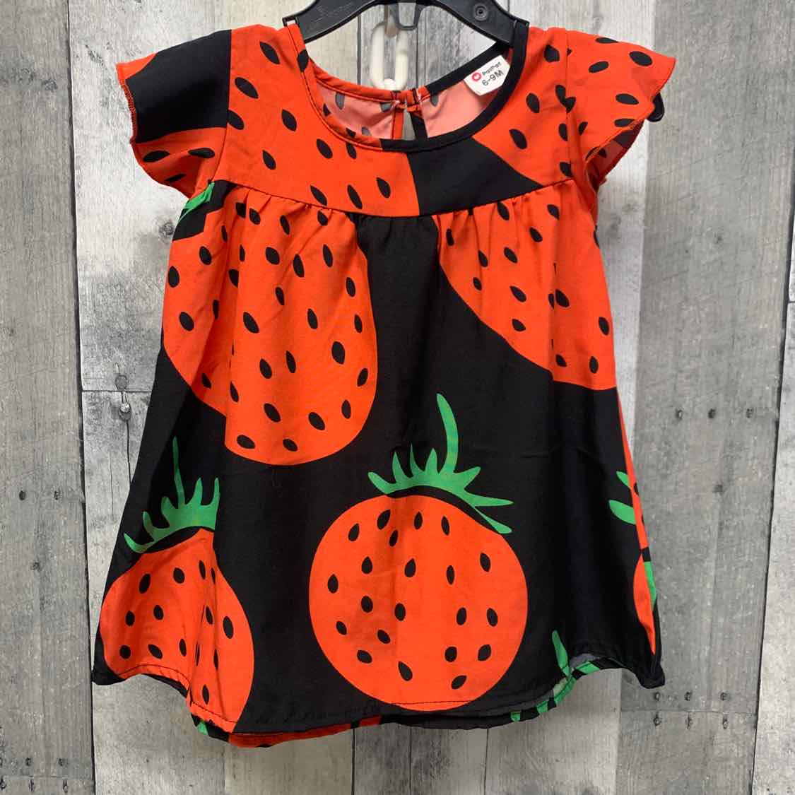 Size 6-9 Months Red/Black Mid Brand Dress