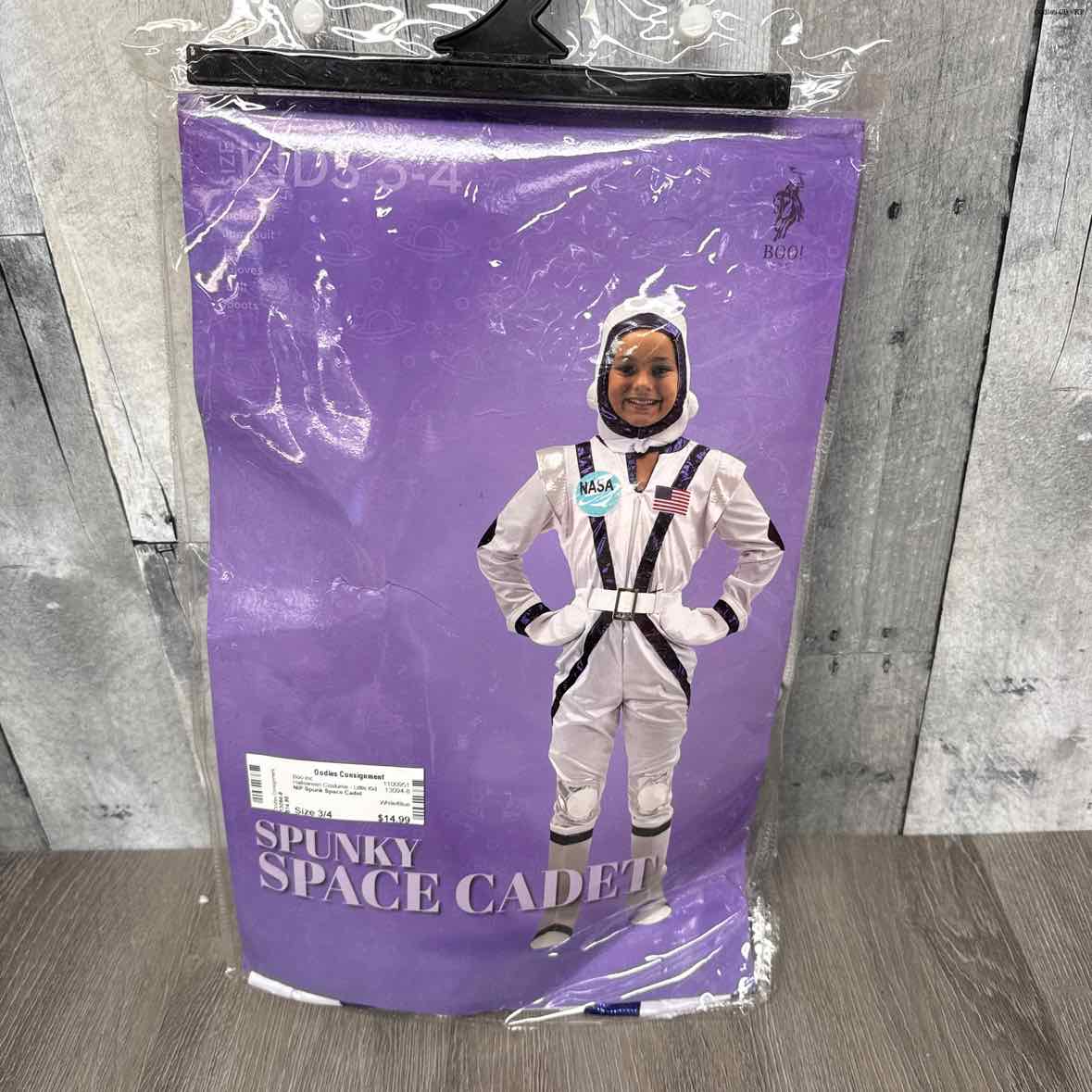 Boo Inc White/Blue Size 3/4 Halloween Costume - Little Kid