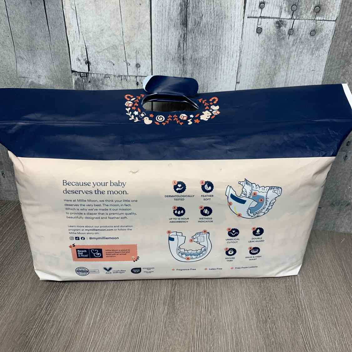 Diaper Size 1 Millie Moon Disposable Diapers