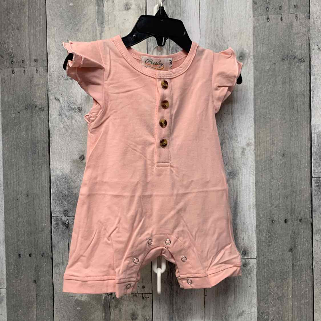 Size 3-6 Months Pink Presley Couture Romper