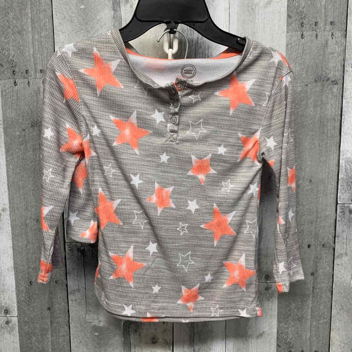 Size 4/5 Tan/Orange Wonder Kids 2pc PJs
