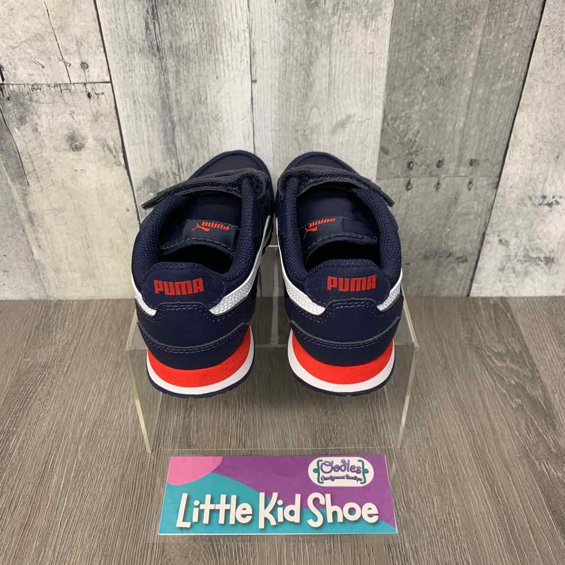 Size 1 Navy/Red Puma Sneakers