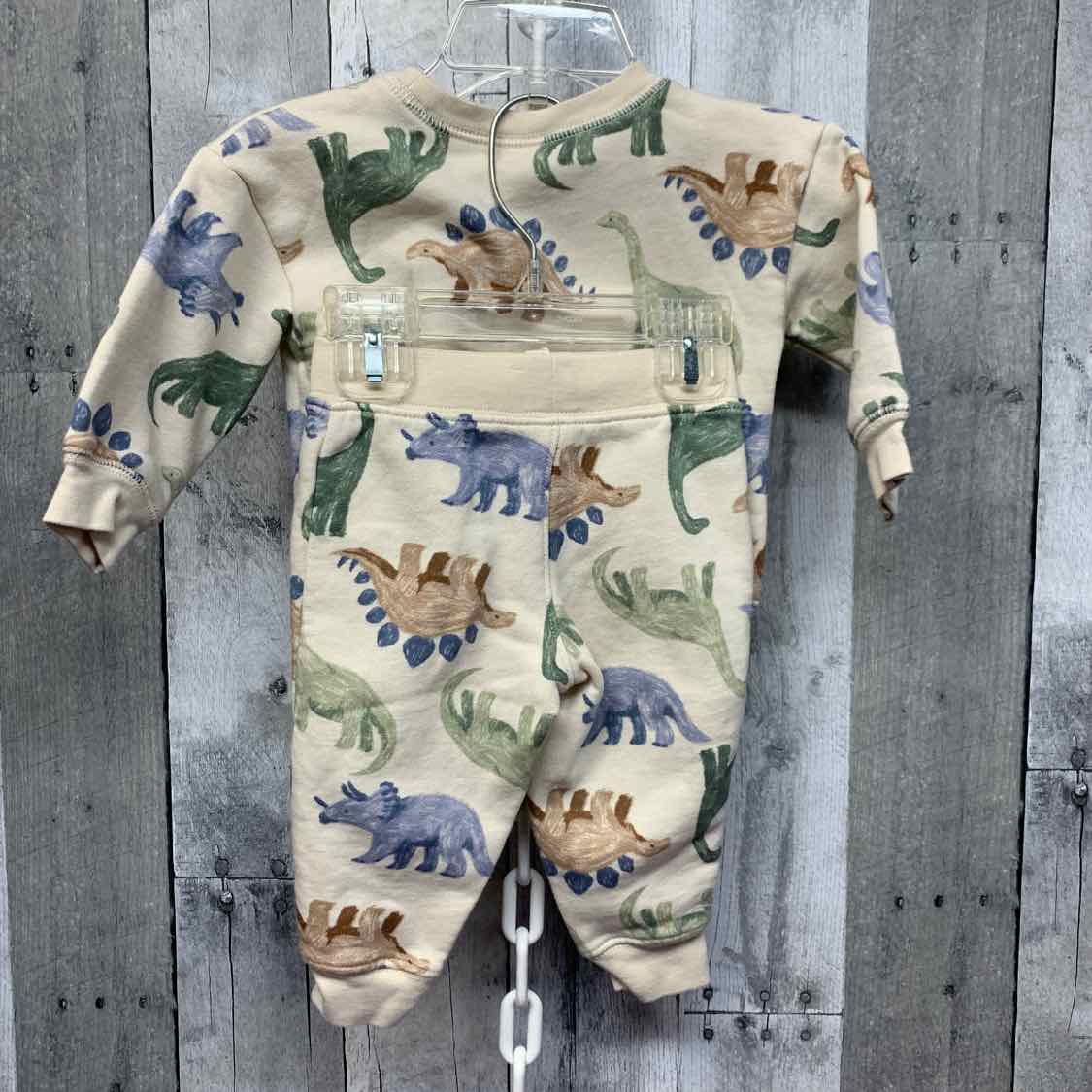 Size 9 Months Tan/Green Just One You Sweats - 2pc
