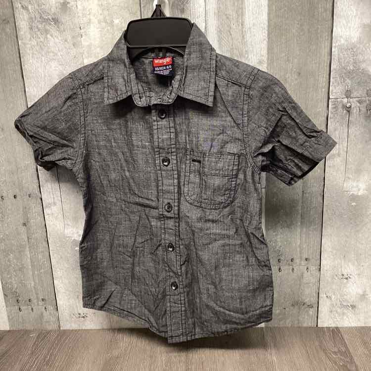 Size 4/5 Gray Wrangler Button Up