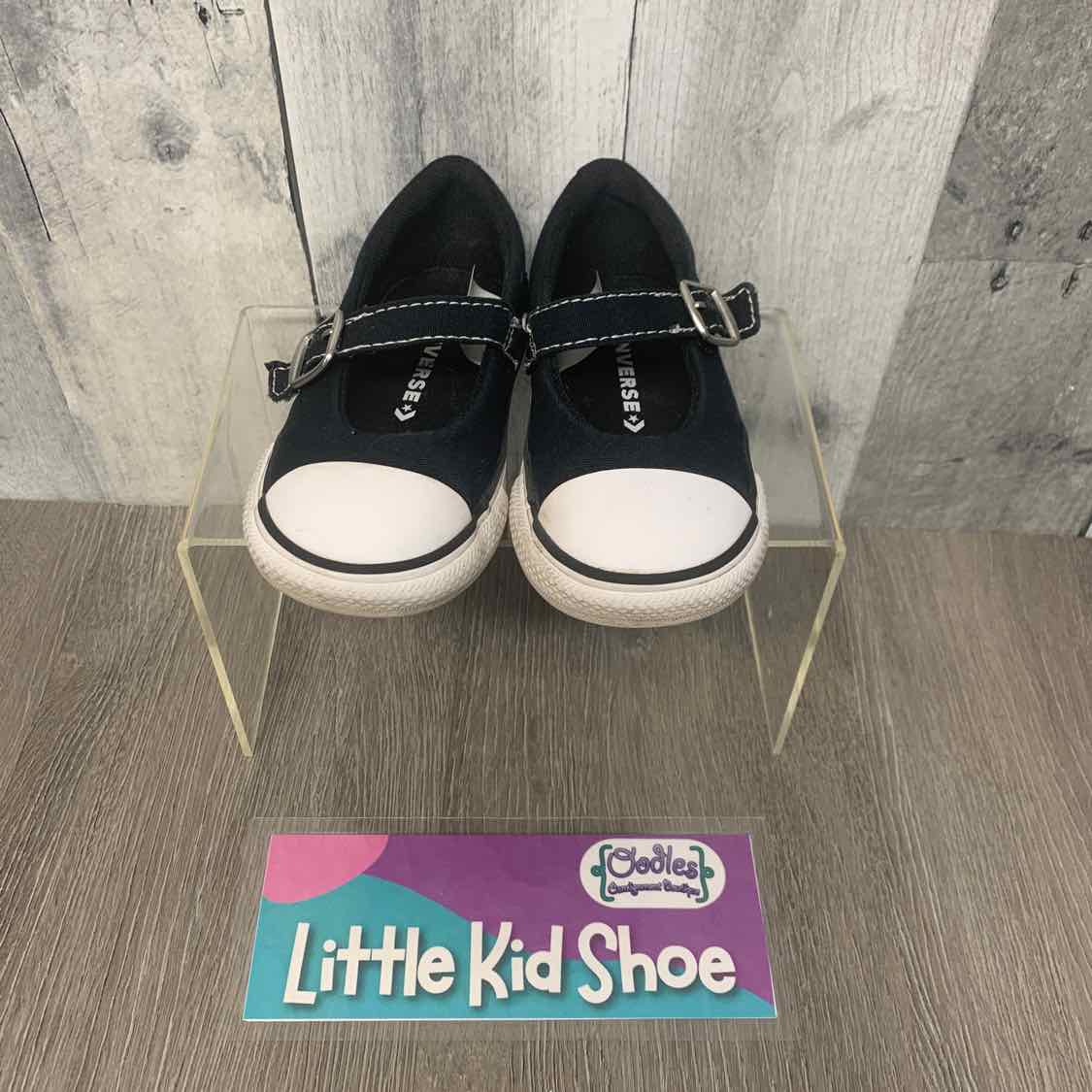 Size 5 Black Converse Sneakers - OodlesCB