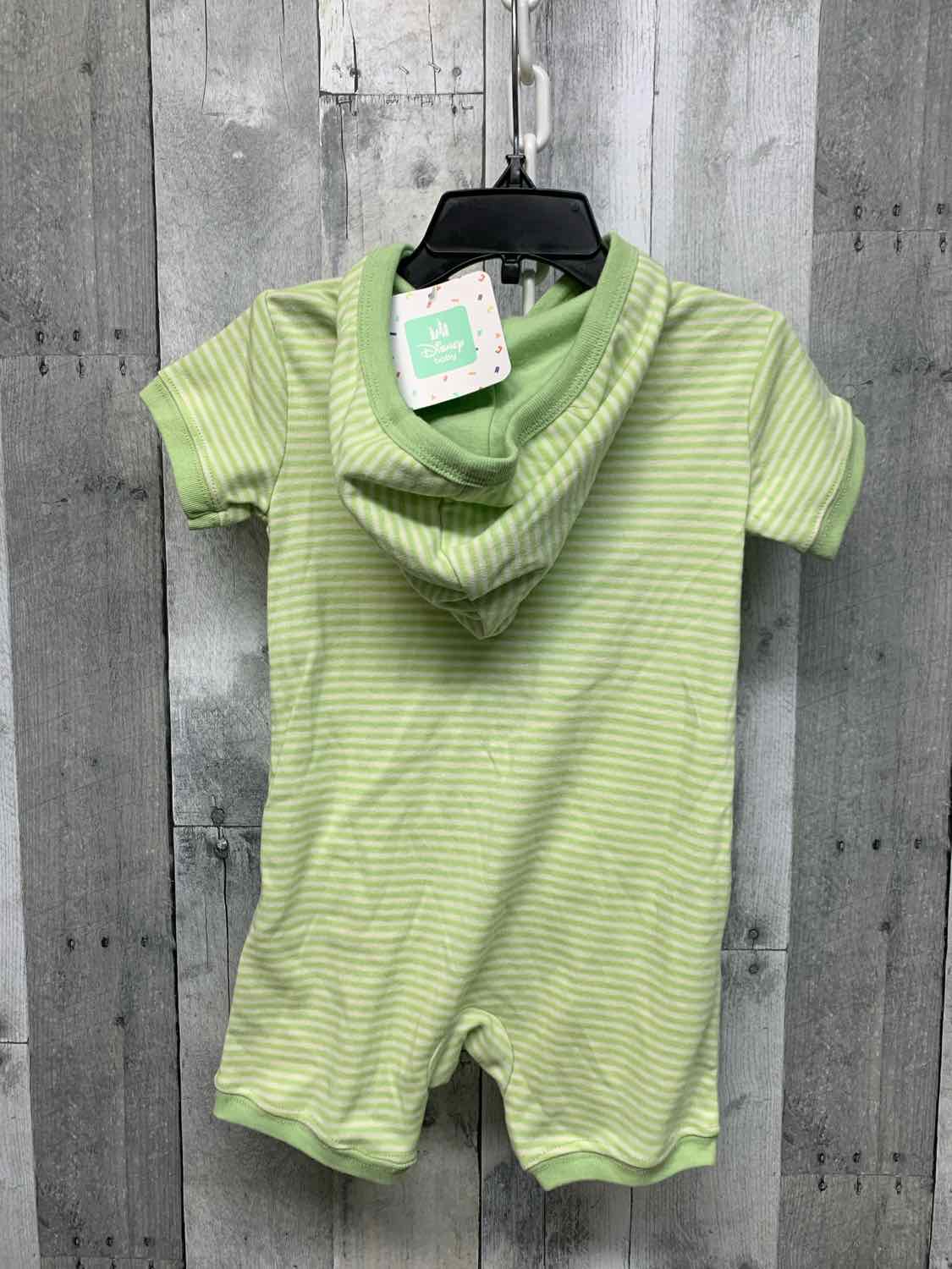 Size 24 Months Green/White Disney Romper