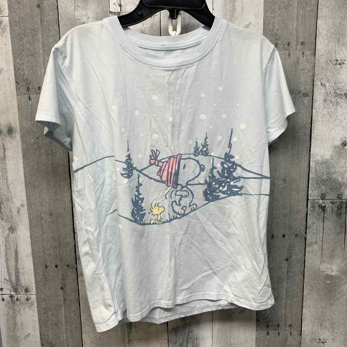 Size XLarge Blue Graphic Peanuts T Shirt