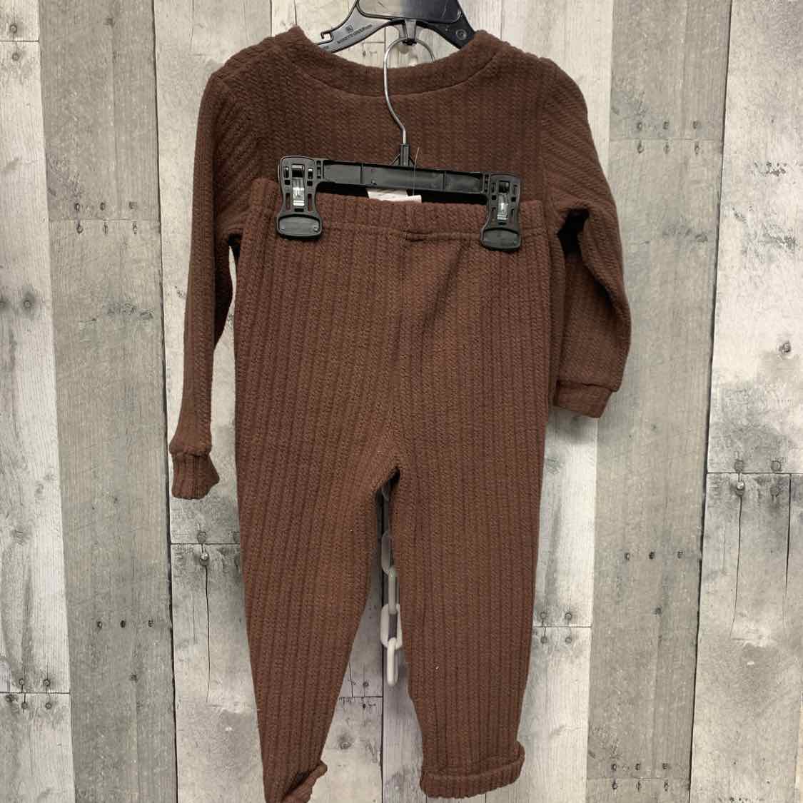 Size 24 Months Brown B Brand Shirt/Pants