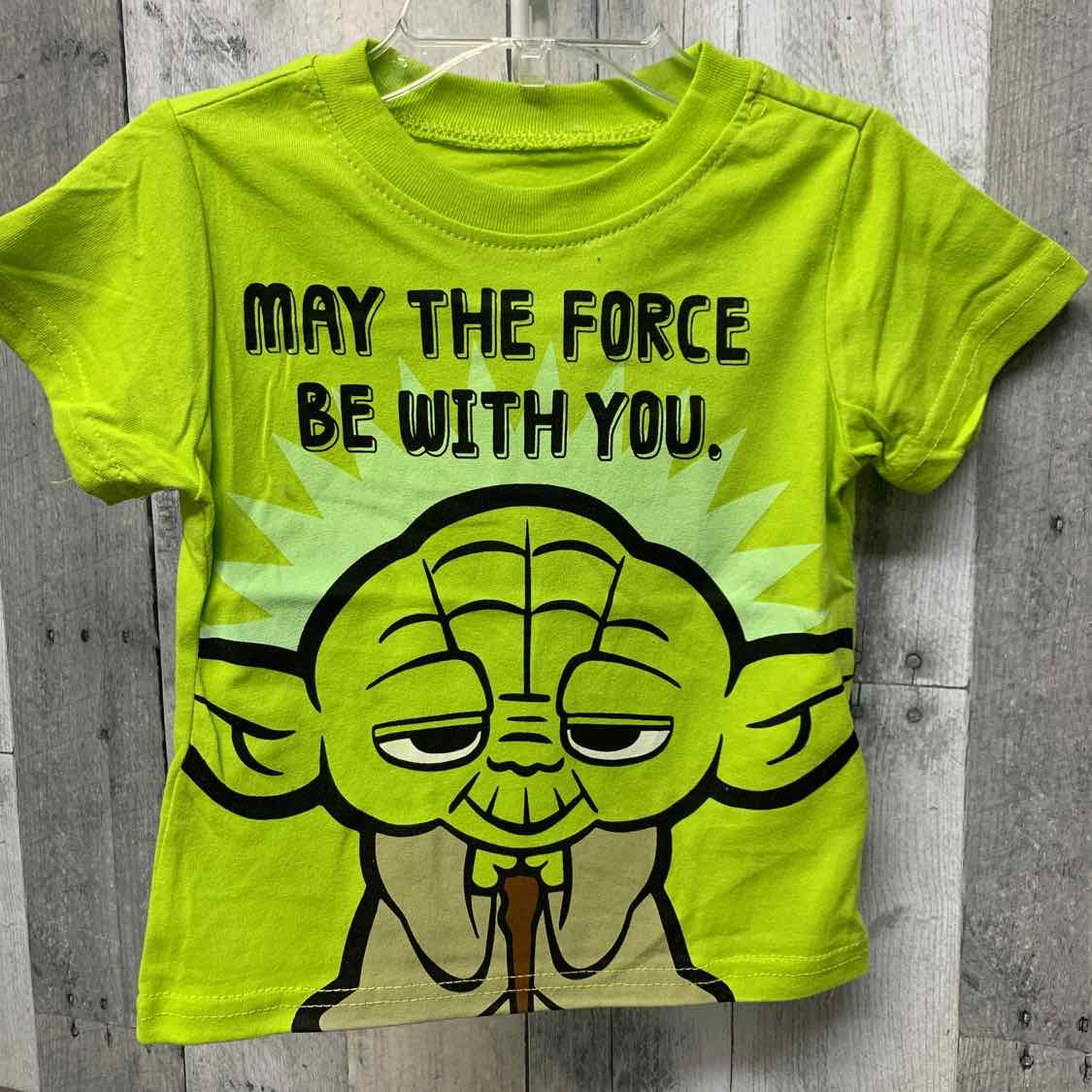 Size 2T Green Graphic Star Wars T Shirt