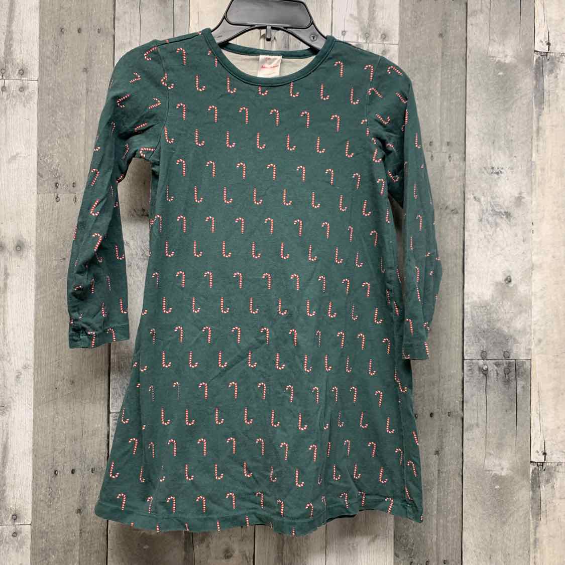 Size 6/7 Green Hanna Andersson LS Dress