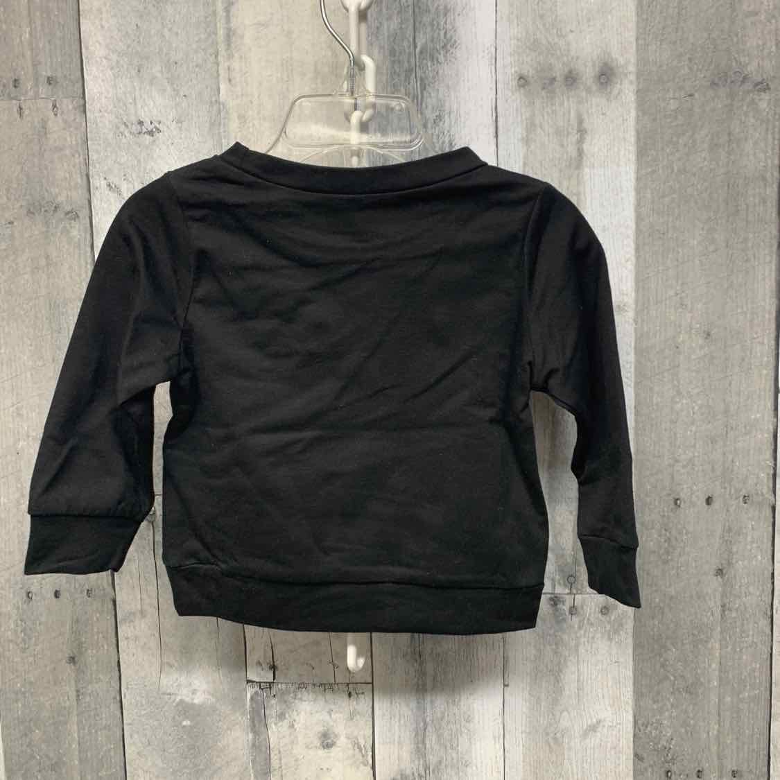 Size 12 Months Black/Orange Mid Brand Long Sleeve Shirt