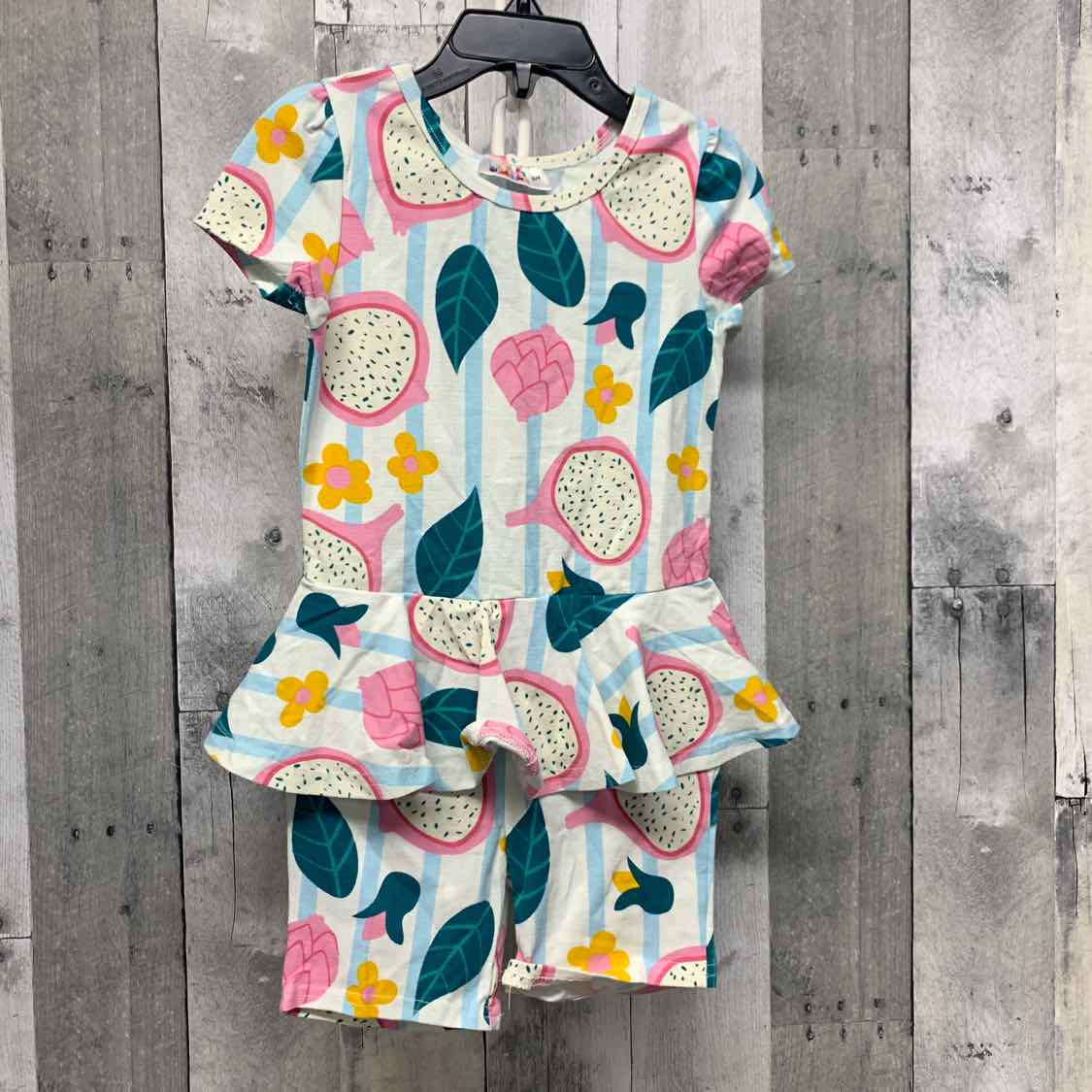 Size 3/4 Pink/Blue Dot Dot Smile Romper - OodlesCB