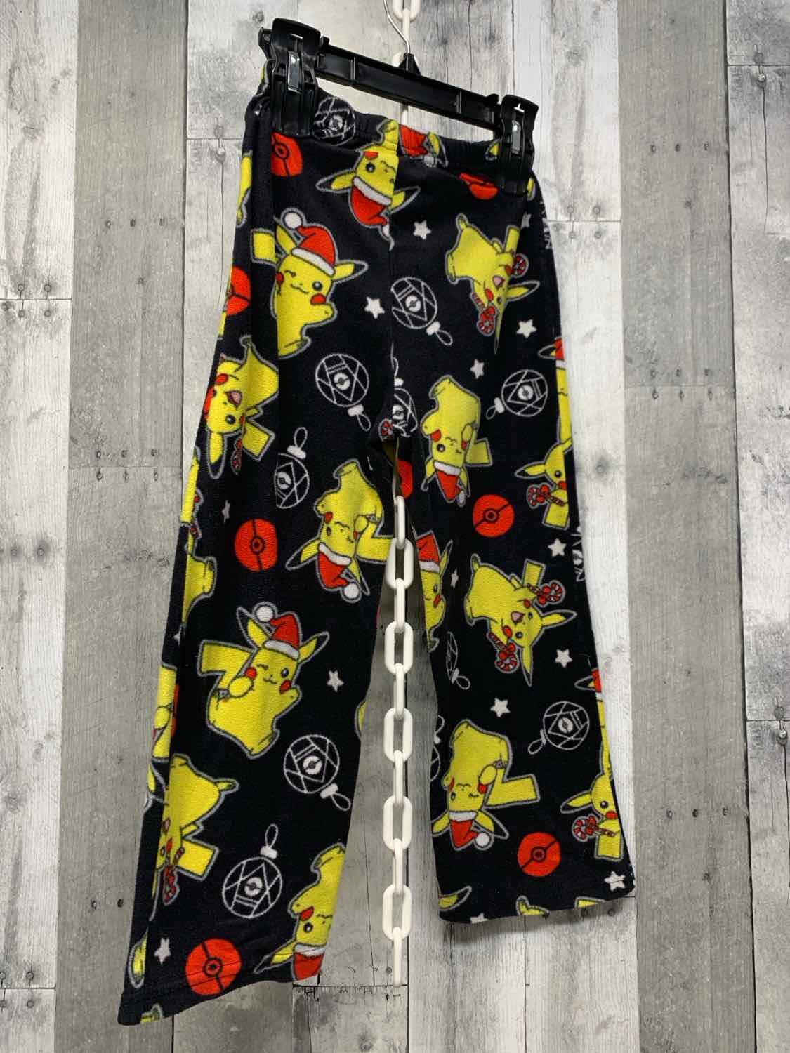 Size 6 Black/Yellow Pokemon PJ Bottoms