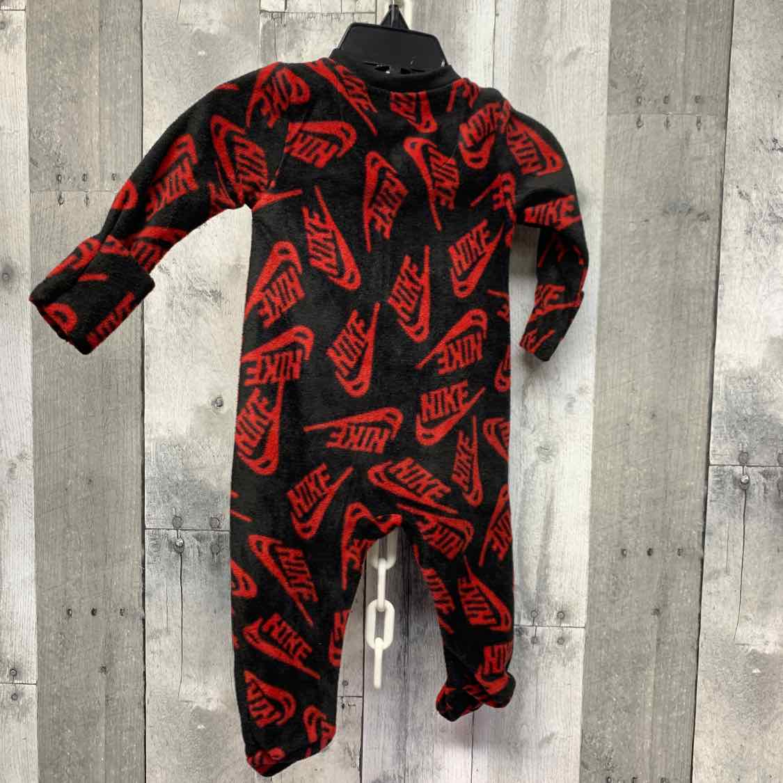 Size 3 Months Black/Red Sport Brand Footy PJs